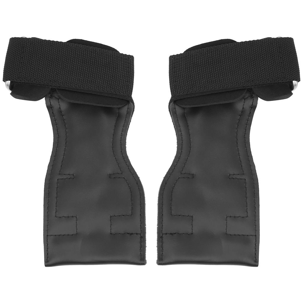 1Pair Artificial Cattlehide Training Gloves Pullups Dumbbells Hand Guards Wrist Guards