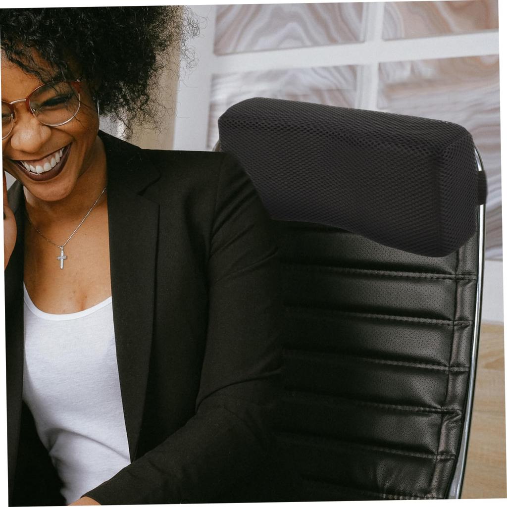 BESTOYARD Кресло с подголовником, Подушка для шеи с сеткой из губки из травы, Кресло для отдыха, Вращающееся кресло, Пороловый подголовник, Сиденье с высокой спинкой, Дышащее, Мягкое, Дорожное