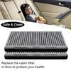 2 шт. Салонный фильтр от пыльцы 52485513 Для Chevrolet Silverado Tahoe Suburban GMC Sierra 1500 2500 3500 Yukon XL 2000 2001 2002