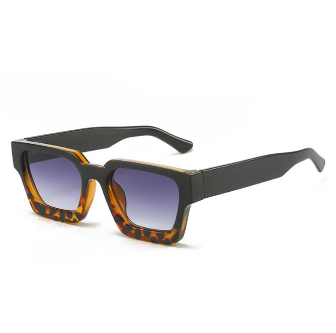 Vintage Square Sunglasses for Women Men Square Thick Frame Sun Glasses Simple Style Shades Gafas De Sol Mujer Marca