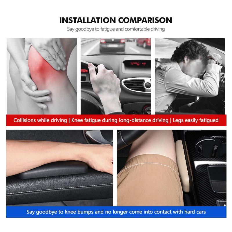 For Volkswagen VW Car Knee Leg Padding Pads Car Door Armrest Cushion Foot Pad Beetle CC B5 B6 B7 EOS GTI MK2 MK4 MK5 MK6 Phaeton zw9
