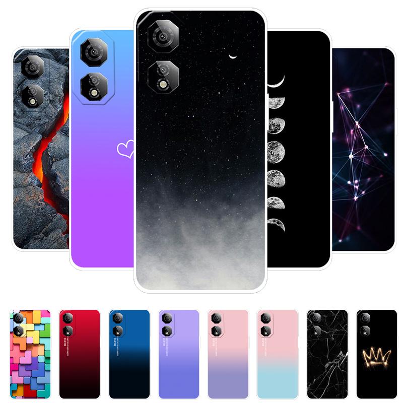 Для ZTE Nubia Neo 2 5G Чехол Фэнтези Градиент Прозрачный Корпус Телефона Для Nubia Neo2 5G Z2352N Мягкая Противоударная Задняя Крышка Funda