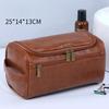 Men Vintage Luxury Toiletry Bag Travel Necessary Business Cosmetic Makeup Cases Male Hanging Storage Organizer Wash Bags