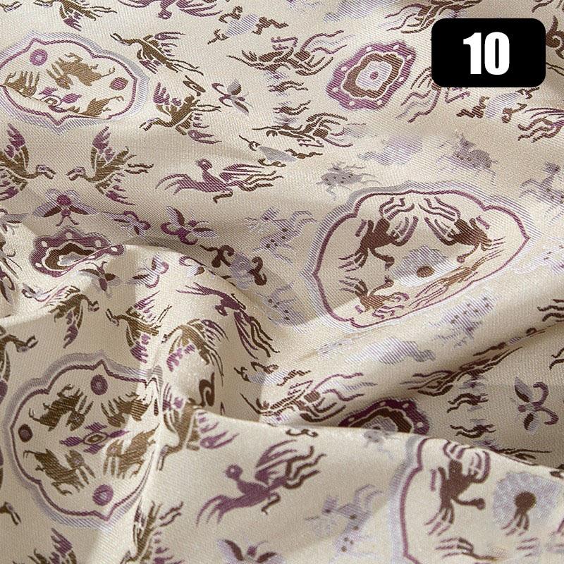 Роскошная высококачественная жаккардовая парчовая шелковая ткань для самостоятельного шитья чонсам ханьфу платье обивка одежды винтажная дизайнерская ткань