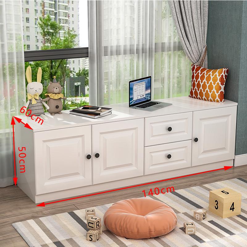 Customizable Floor Cabinet: Bay Window, Balcony, or Home Storage, Low Profile Design.