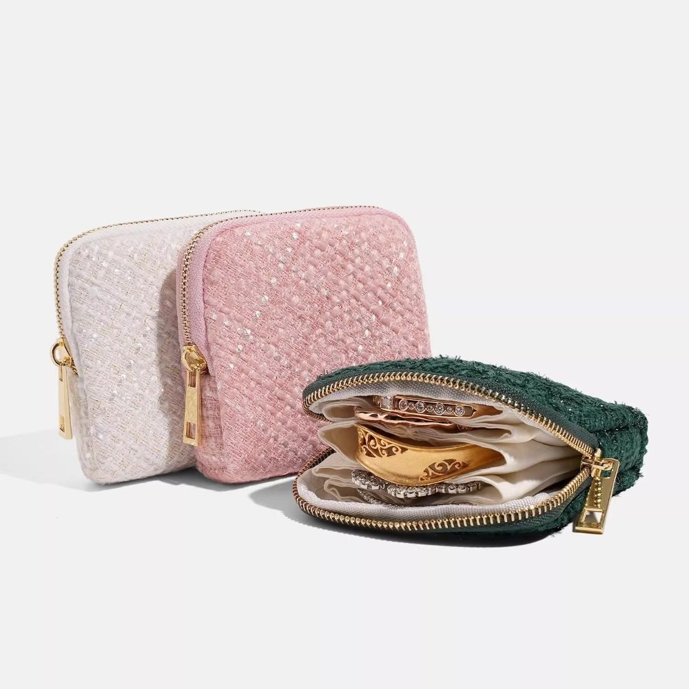 Multi-Component Jewelry Packing Bag Bracelet Jewelry Holder Simple Earrings Storage Case  Vacation