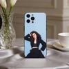 Edgy N-Nico P-Parke Actress Phone Case For iPhone 17pro, 16,15,14,13,12,11 X XR Plus,Others Soft Black Cover
