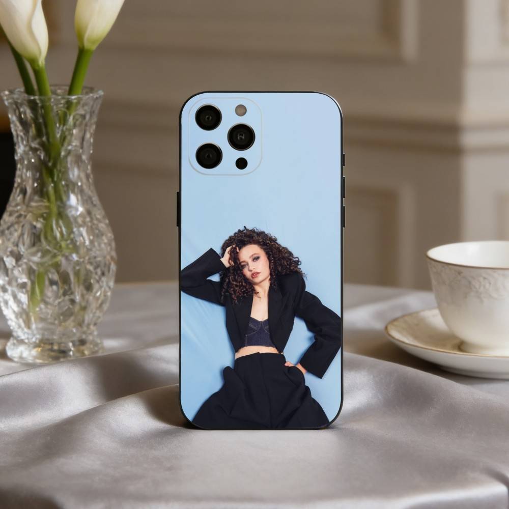 Edgy N-Nico P-Parke Actress Phone Case For iPhone 17pro, 16,15,14,13,12,11 X XR Plus,Others Soft Black Cover