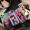 Милый Чехол для Телефона Bratz с Куклой для iPhone 16 15 14 13 12 11 Pro Max X XR XSMAX 8 7 Plus Матовый Ударопрочный Задний Чехол