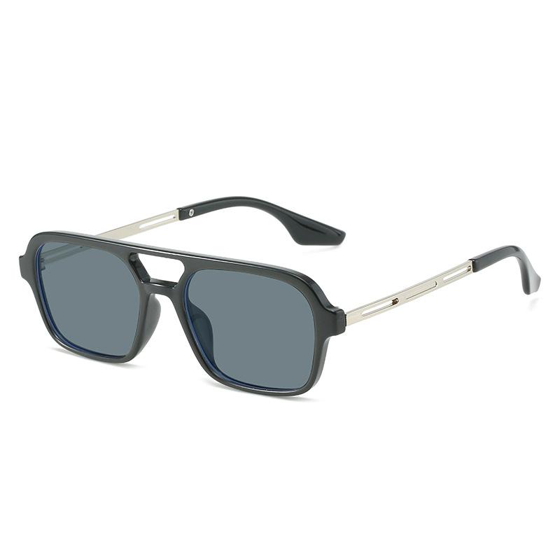 Новая корейская версия солнцезащитных очков Aviator с двойным лучом в квадратной оправе, тот же тип очков