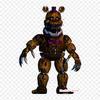 Five Nights At Freddy's 4 Fredbear's Family Diner термонаклейки для одежды, футболка, сумка, термопереносные наклейки, железные нашивки
