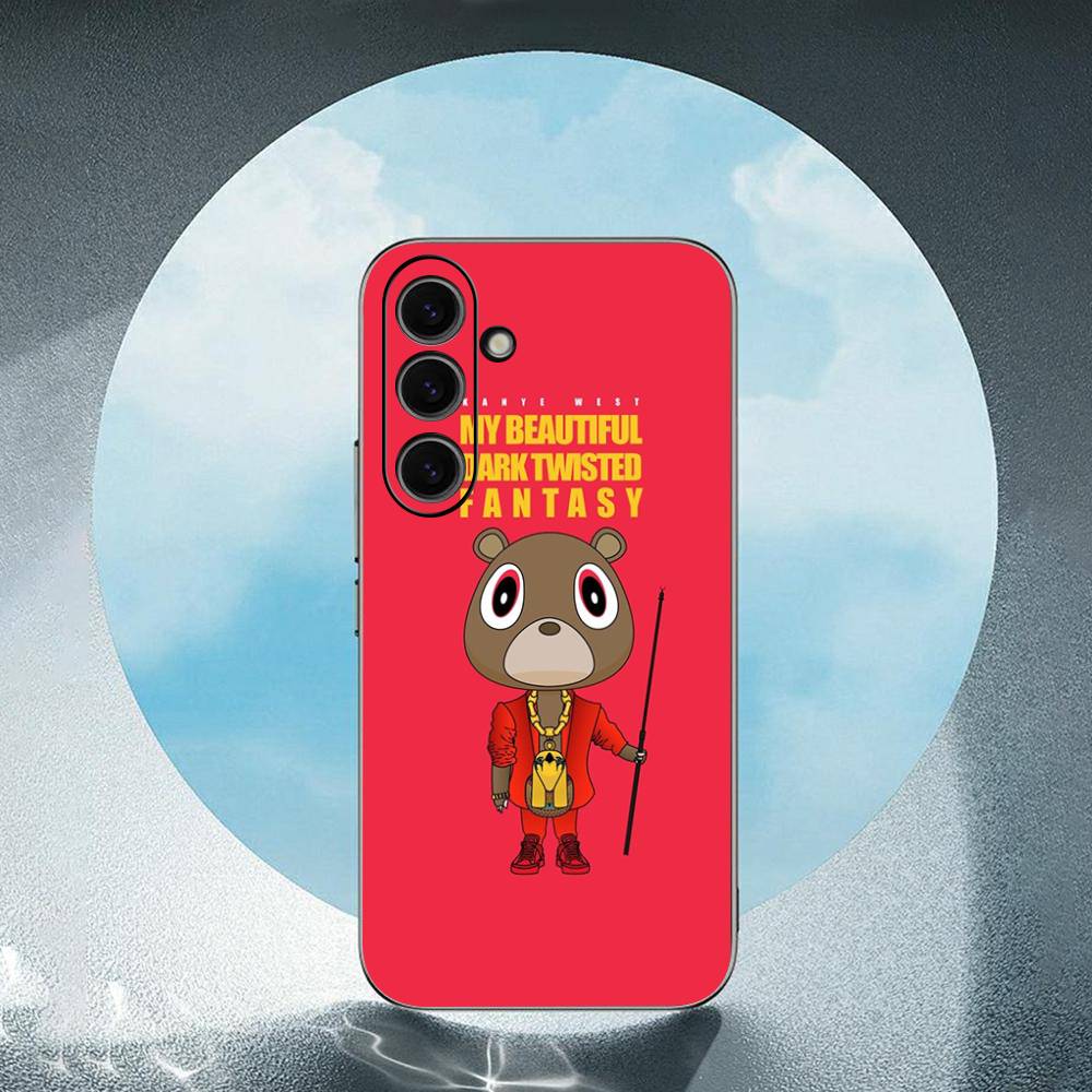 K-Kanye W-west Ye Album For Samsung Galaxy S23 S24 S25 Ultra S22 Plus S21 Black Soft Case Waterproof Soft Case