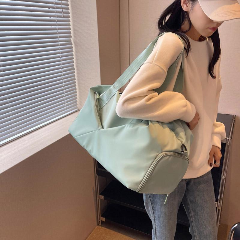 Спортивная сумка для йоги, женская спортивная сумка, отдельная сумка для сухого и влажного хранения, тренировочная сумка, большая вместительная дорожная сумка через плечо