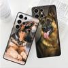 Phone Case For Samsung Galaxy S20 Fe S8 S7 S23 Ultra 5g S22 Plus S10 S9 S21 S10e Silicone German Shepherd Dog Cover Bumper