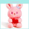 Adorable Baby Rabbit Soft Toy With Love Heart Design And Bow Decoration For Childrens Playroom And Gift