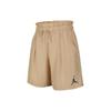 Jumpman Solid Color Lace-Up Casual Mid-Rise Shorts Kids Shorts Khaki HM4589-289