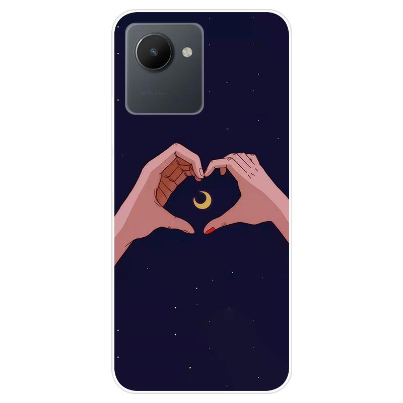 Для Realme C30S C 30S RealmeC30S чехол Мягкая силиконовая задняя крышка Чехол для телефона с рисунком из мультфильма Разнообразие