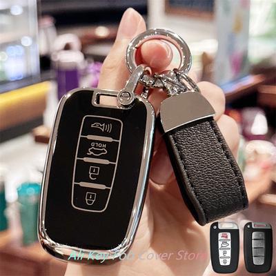 Чехол для брелока Hyundai 2007-2017 Azera Elantra GT Equus Genesis Santa Fe Tucson Veloster Veracruz Брелок-шнурок