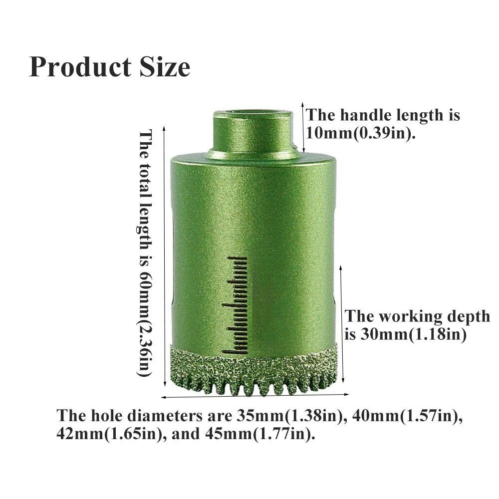 Сухое сверление Каменное сверло Угловая шлифмашина Сверло для отверстий Установка столешницы