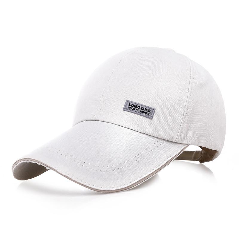 Versatile Baseball Cap With Adjustable Size And Cotton Blend For Spring Wear