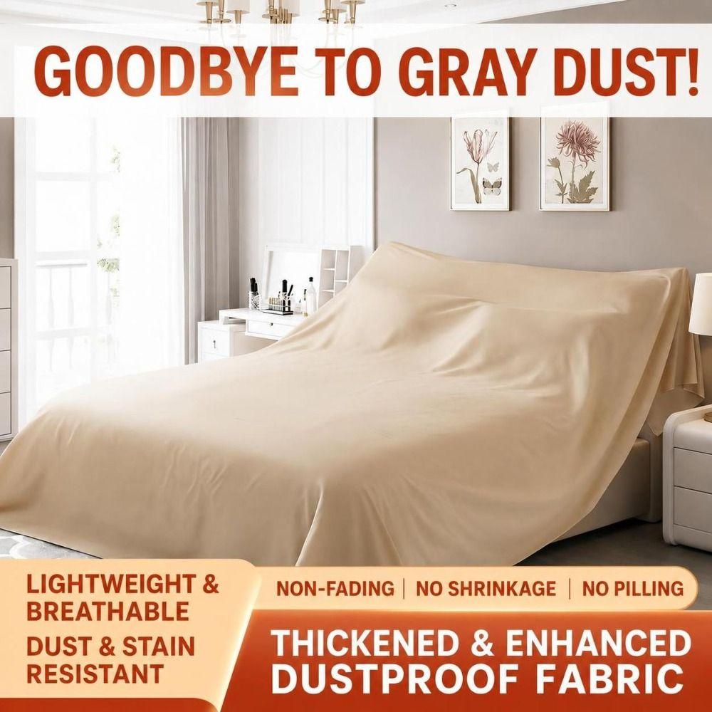 Washable Cloth Dust Proof Sheet Solid Color Anti‑Dust Cloth Furniture Protector Outdoor Garden