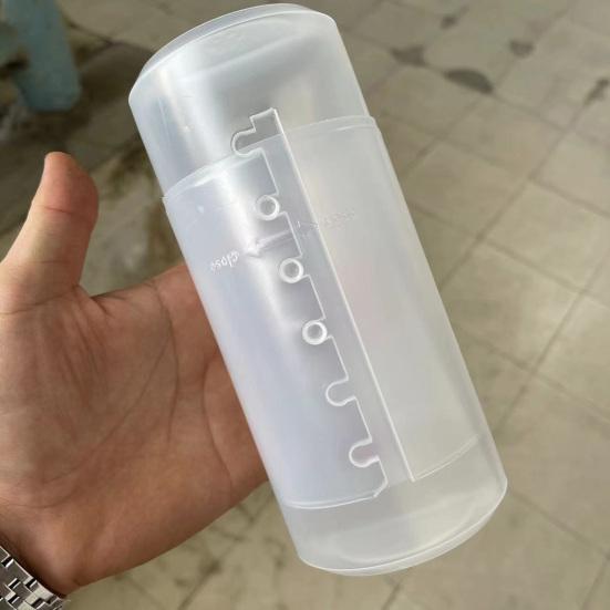 Держатель для кистей для макияжа, многофункциональный, большой емкости, прозрачный, для хранения туалетных принадлежностей, хозяйственные принадлежности