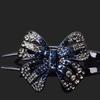 1PC Duckbill Clip Shiny Butterfly Crystal Hair Accessory Hairpin Ponytail Headwear Barrette Large Rhinestone for Women