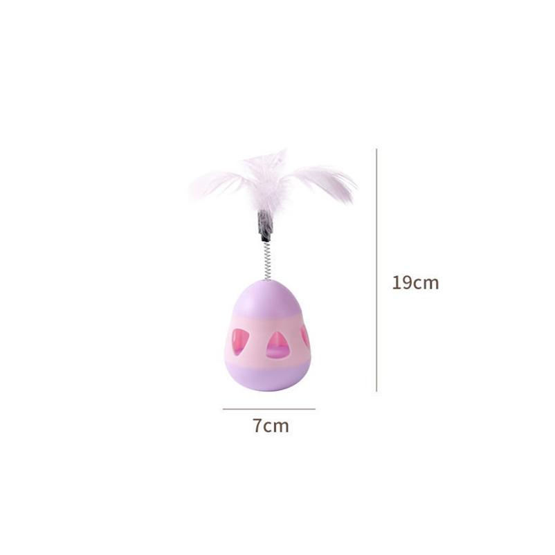 Новая кошачья игрушка-неваляшка с перьями, игрушки, из которых высыпаются лакомства, игрушки-дразнилки, палочки-дразнилки для кошек, и кошки сами возбуждаются и избавляются от скуки.