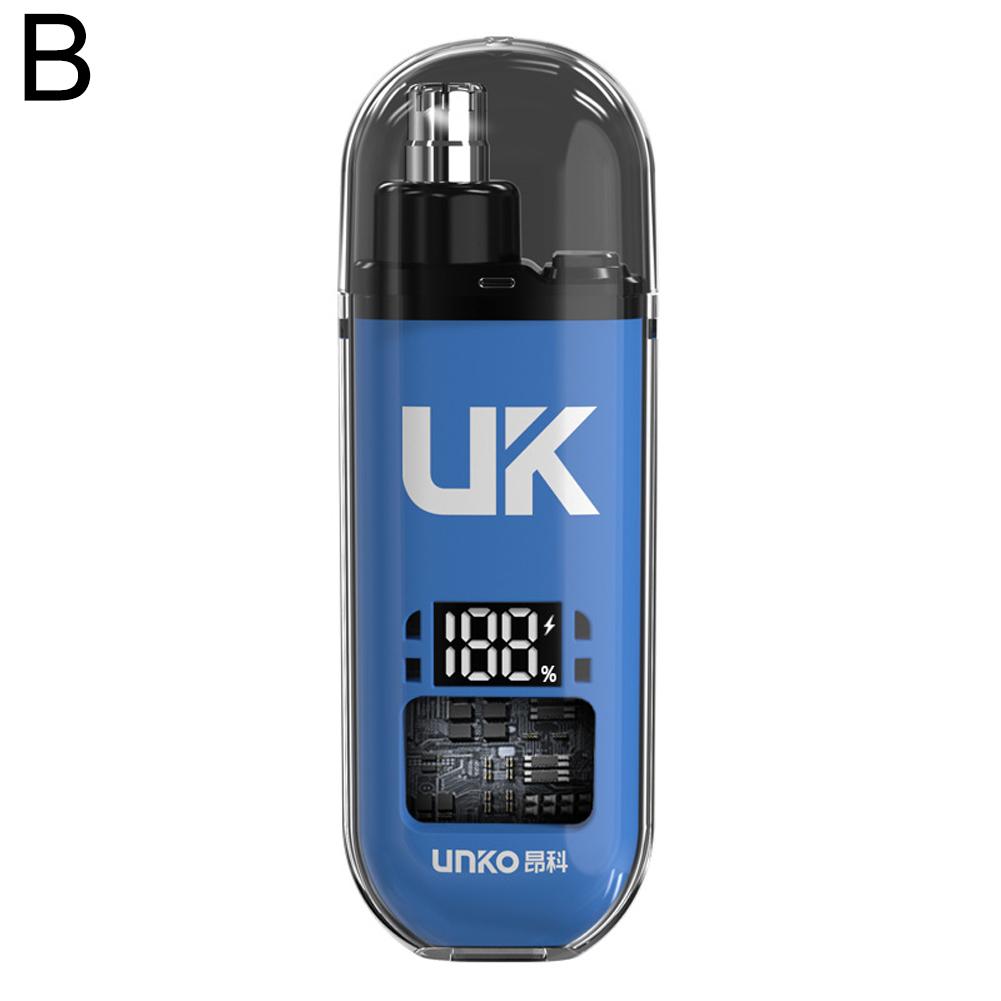 Портативный электрический триммер для волос в носу Зарядка через USB Триммер для волос в носу, ушах, бровей для мужчин Перезаряжаемый Безболезненный набор N EWW