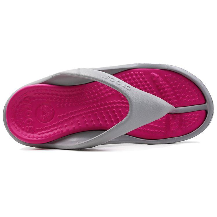 Crocs Афины Повседневные шлепанцы Унисекс Обувь Серый Розовый 10024-0FS