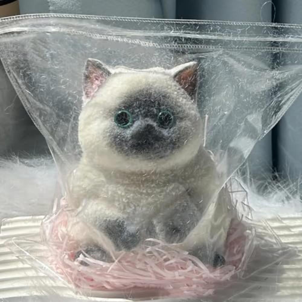 Cute Cat Soft Squeeze Toys Silicone Cat Pinching Toy New Stress Relief Toy  for Adults Kids