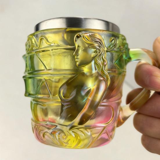 Кружка-книга 3D Расписанная вручную полирезиновая кофейная кружка с внутренней частью из нержавеющей стали Подходит для микроволновой печи и посудомоечной машины Литературная кружка Уникальный подарок для книголюбов писателей
