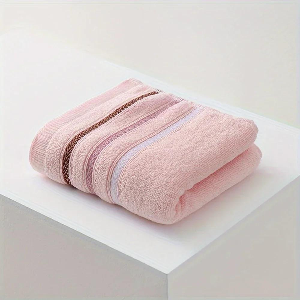 Чистый Натуральный Хлопок Толстые Полотенца Мягкие Впитывающие Полотенца Для Мужчин Женщин Домашнего Использования Лицевая Тряпка Высокое Качество