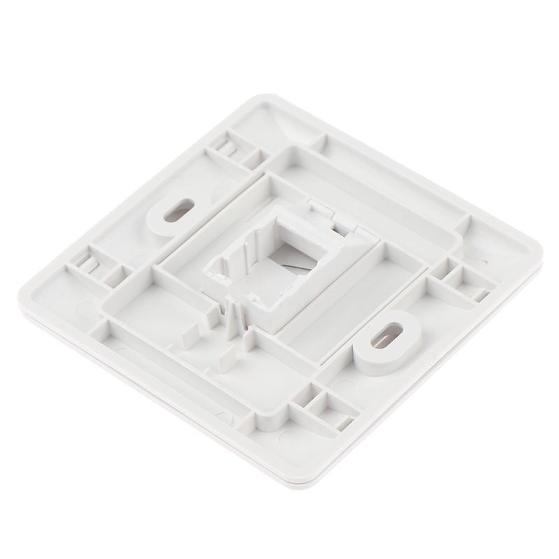 86 Тип Однопортовый RJ45 Настенная Плоская Лицевая Панель Ethernet Сетевая Розетка Панель
