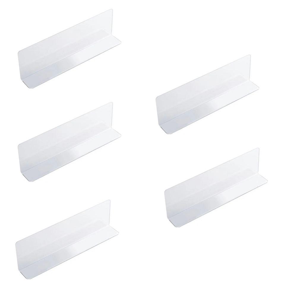 5Pcs 20/30/40cm Shelf Divider Panels Transparent Under Couch Blocker Desk Gap Barrier Storage