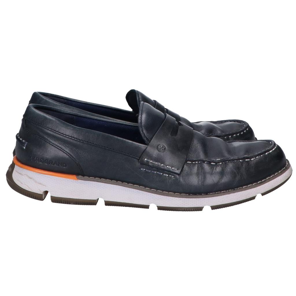 Cole Haan C35008 4.Zerogrand Coin Loafers/ Shoes 25.5 NavyUsed