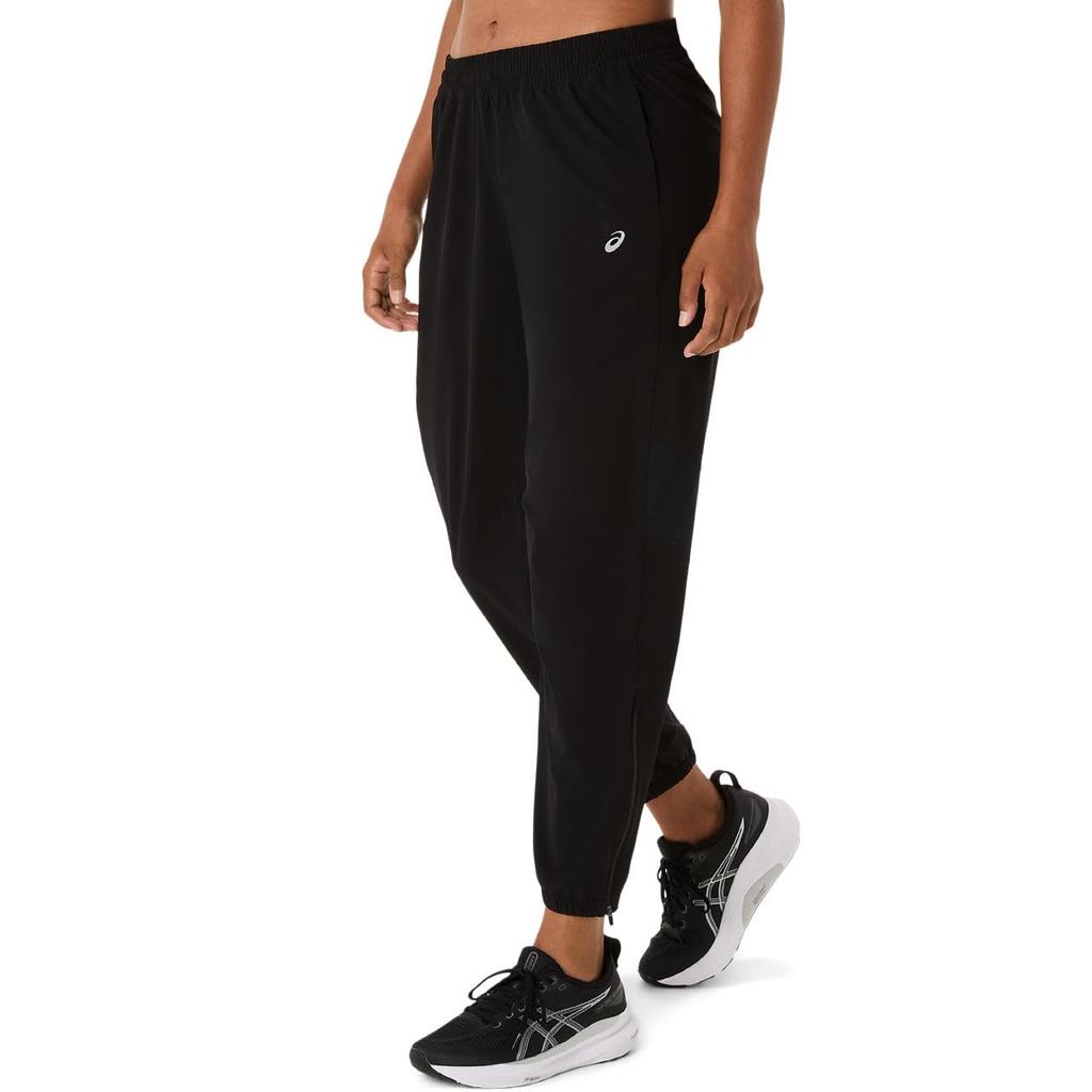 Беговая одежда Беговые сухие тканые штаны 2012D226 001 S [ASICS] Женские Женские (Производительность Черный)