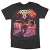 Мужская футболка Anthrax Bloody Wings 2017 (Монтклэр, Нью-Джерси - Ошкош, Висконсин) Футболка Маленькая