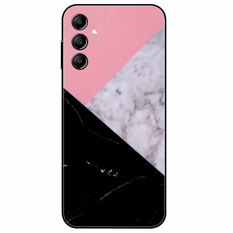 Чехол для Samsung Galaxy A54 5G A34 A24 S23 Чехол Цветочный Мраморный ТПУ Мягкий Силиконовый Чехол для GalaxyA54 A 34 Расписные Корпуса Телефонов