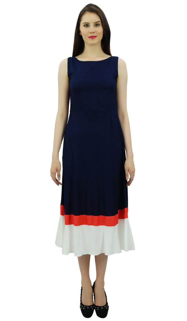 Bimba Женское сплошное платье-клеш из искусственного шелка с оборками и без рукавов, повседневное платье-трапеция для женщин, лето