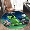 Minecraft Character Chair mat Round Rug Office carpet, Non slip, Suitable for Living Rooms, Bedrooms Decor 1205549a