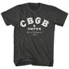 CBGB OMFUG Логотип Угольный Мужской;s Футболка Дом Андерграундного Панк-Рока ОФИЦИАЛЬНАЯ - Мужская Летняя Хлопковая Футболка с Принтом