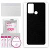 apgo Protective Skin Sticker for the Back Compatible with Hotwav T5 Pro, Wrap Film, Foil, Vinyl - Pattern Matte Black