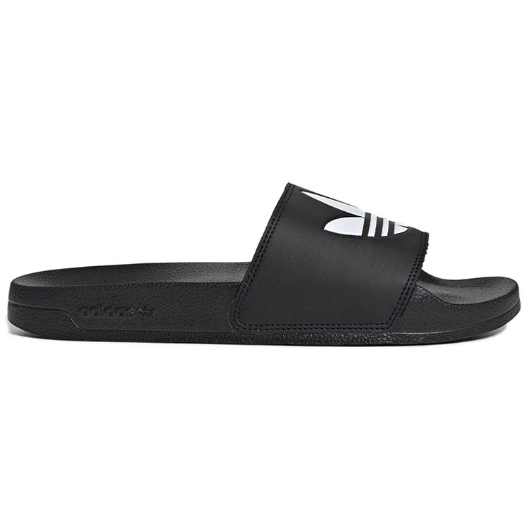 Adidas Adilette Lite Slides Trefoil Logo - Core Black Unisex Sneakers Cloud-White FU8298