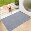 Floor Mat Solid Color Entry Door Home Entrance Easy To Take Care of Foot Mat Door Scraping Sand Dust Mat