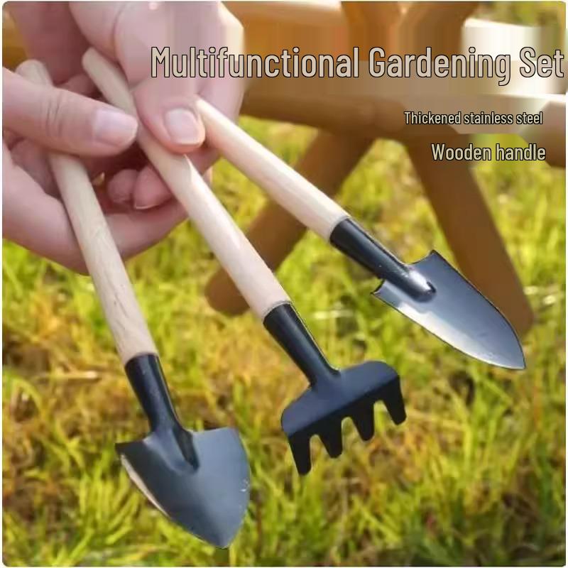 Мини-набор лопаток для бонсай и суккулентов - Набор садовых инструментов из 3 предметов для посадки и садоводства