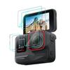 1-3 упаковки Закаленное стекло 9H для объектива и экрана Insta360 Ace Pro, Защитные пленки от царапин для камеры Insta360 Ace
