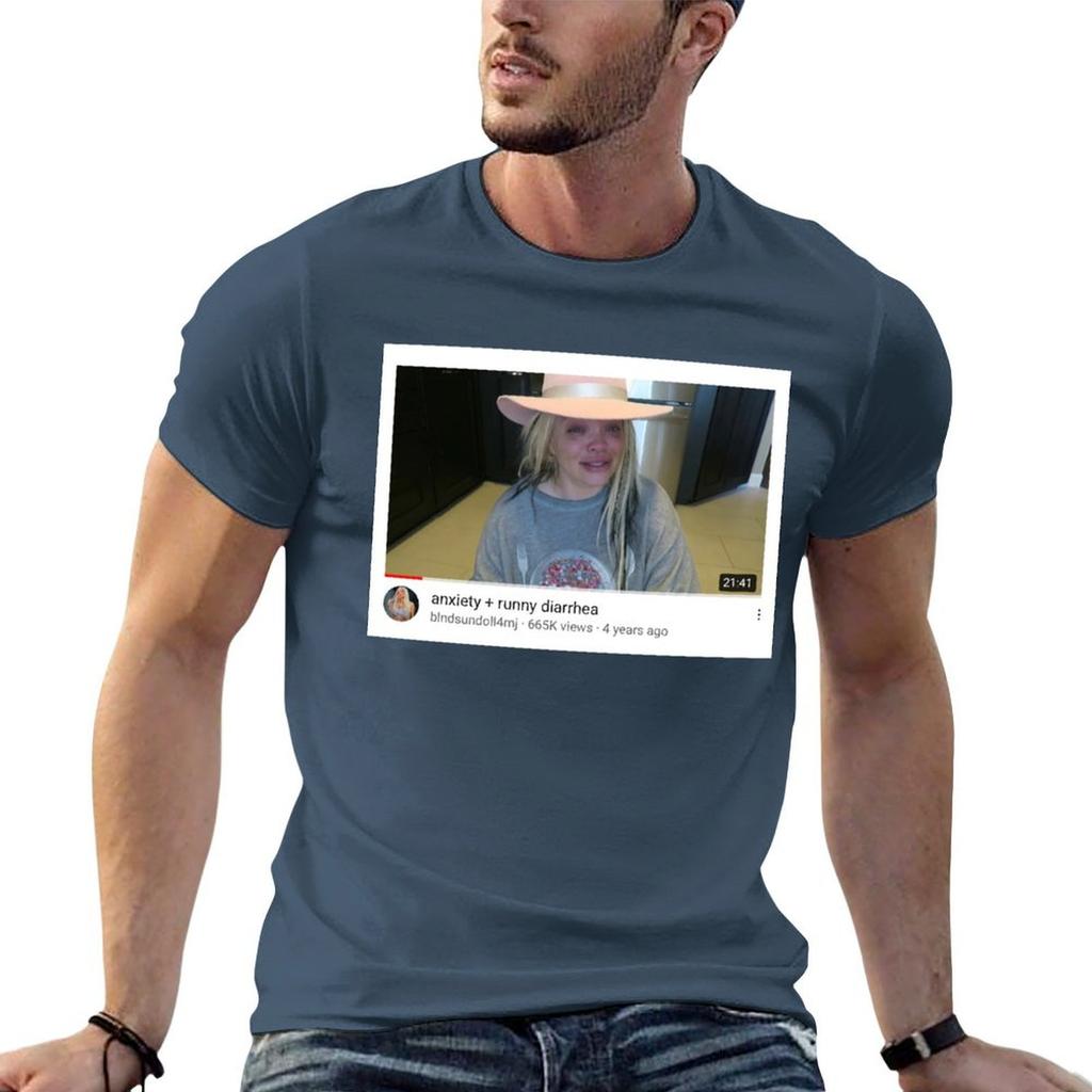 Trisha Paytas Tweet Anxiety Runny Diarrhea Tshirt Classic Graphic Short Sleeve Top