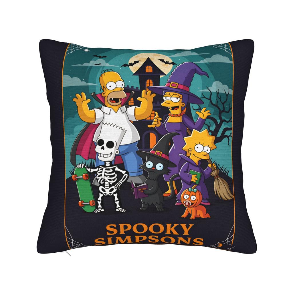 Pillow Case Funny SSimpsons The Scream Parody Custom Pillow Cover For Wedding Party Home Decor Vintage Pillowcases