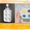 New 24pcs Paint Tray Palettes with Hanging Hole for Painting Party, DIY Craft